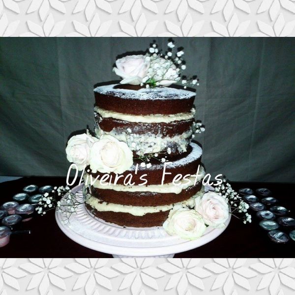 Naked cake 60 pessoas